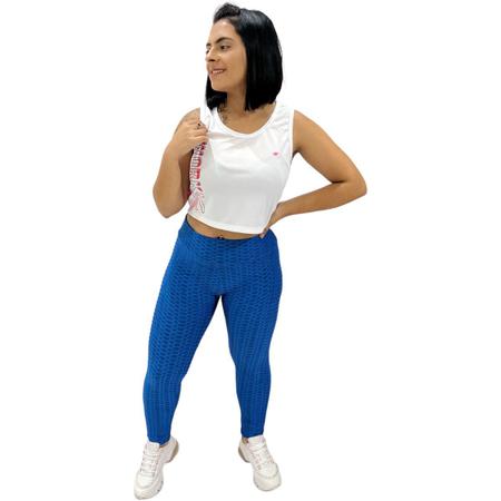 Imagem de Calça Legging Academia Fitness Empina Bumbum Texturizada