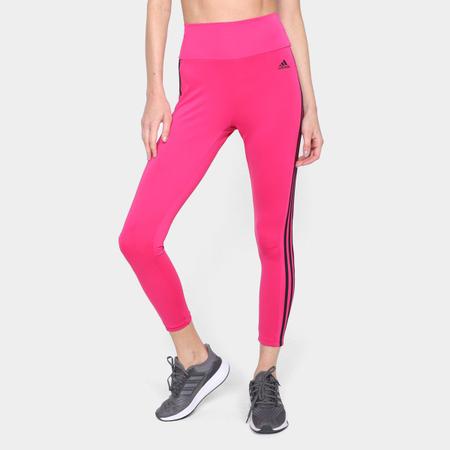 Calça Legging Adidas 3 Listras Feminina - Calça Legging - Magazine