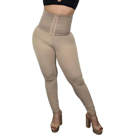 Imagem de Calça Legging Alta Compressão Reduz Celulite Esconde Barriga e  Culote