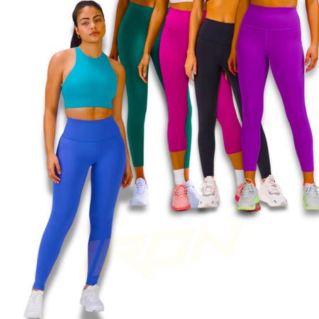 Legging Academia Fitness Colorida (Rosa/Pink) Mega Promoção