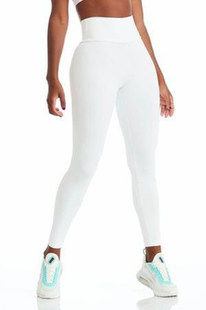 Legging Branca NÃO É TRANSPARENTE   - BeFit Vestuário