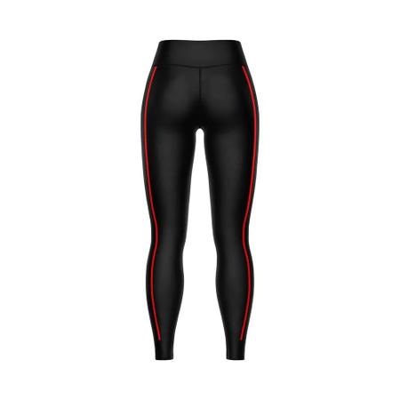 Cal a Legging Braziline Flamengo Cold Feminina Preto Cal a