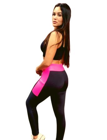 Calça Legging De Academia Com Bolso Lateral e Costura Reforçada Zero Transparência - Offike Imagem de Calça Legging De Academia Com Bolso Lateral e Costura Reforçada Zero Transparência