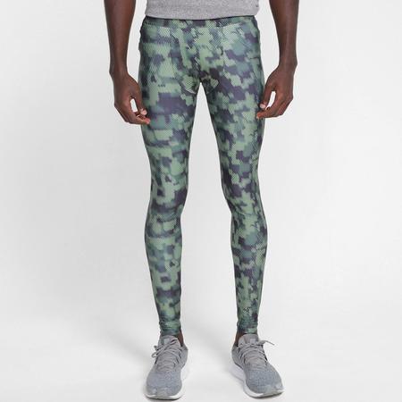 Calça Legging Masculina Estampada com Estilo Esportivo Treinos