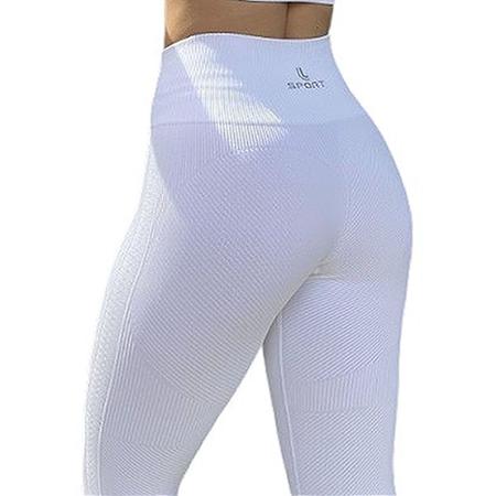 Calça Legging Lupo Sport Branca Basic Feminina Fitness 71774