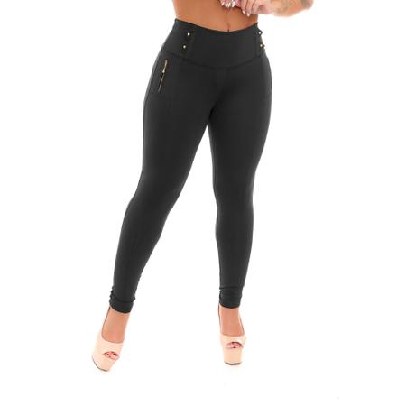 Cal a Legging Feminina Montaria Zipper Aumenta Bumbum elmajomoda