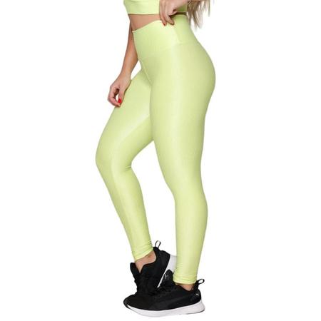 Calça Legging 3D Poliamida Básico Cintura Alta Grossa Fitness Academia