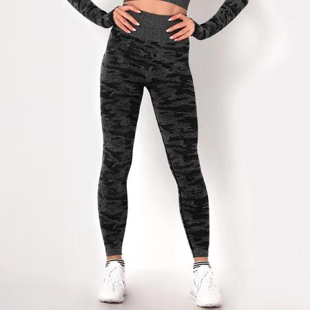 Calça Legging Fitness Camuflada Sem Costura Levanta Bumbum - GLOBAL - Calça  Legging - Magazine Luiza