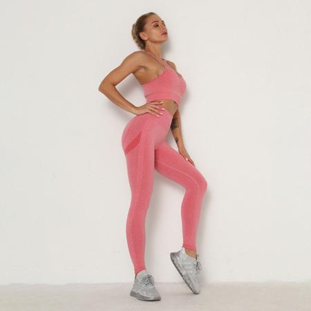 Gymshark Ombre Seamless Leggings - Peach Coral