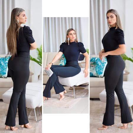 Calça Legging flare bailarina com muita lycra - BRAS AQUI - Calça