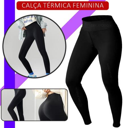 Calça Legging Forrada Lã Termica Quentinha Felpuda Inverno - TerminLeg - Calça  Legging - Magazine Luiza