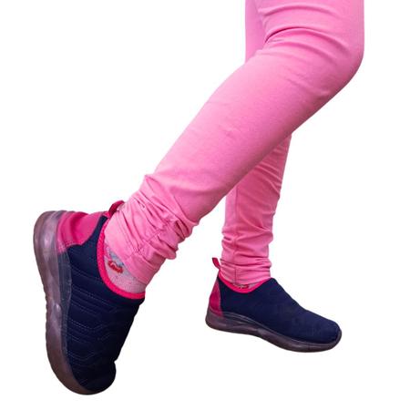Calça Legging Infantil Menina em Cotton Colors
