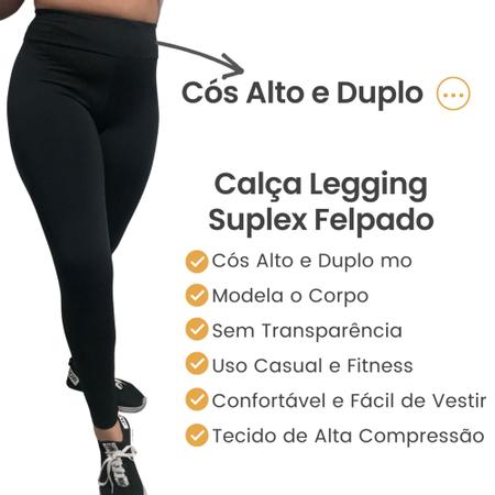 Calça Legging Academia Suplex Estampado Roxo Do Not Give Up - Lot Fitness