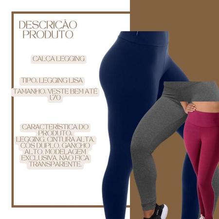 Calça Legging Feminin Grossa Não Fica Transparente Dia A Dia