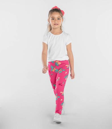 Calça Legging Infantil Menina em Cotton Colors