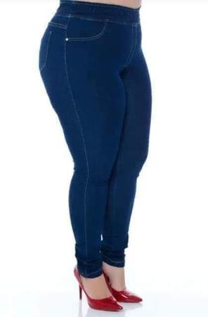 Imagem de Calça Legging Jeans Feminina Plus Size com Lycra Cambos