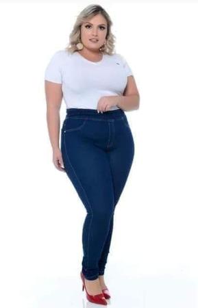 Imagem de Calça Legging Jeans Feminina Plus Size com Lycra Cambos