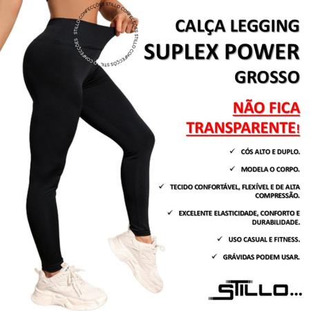 Calça Legging leg feminina não fica transparente não da bolinhas academia fitness dia dia
