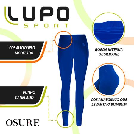 Calça Legging Lupo Original Feminina Legues Academia Leguin Levanta Empina  Bumbum 71502 - Azul
