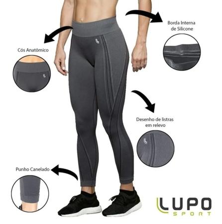 Calça Legging Lupo Original Max Sport Feminina Sem Costura Fitness Leg  Academia Leguin Legues Cintura Alta Levanta Bumbum - Alma Fitness