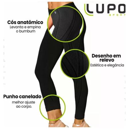 Calça Legging Lupo Original Max Sport Feminina Sem Costura Legging