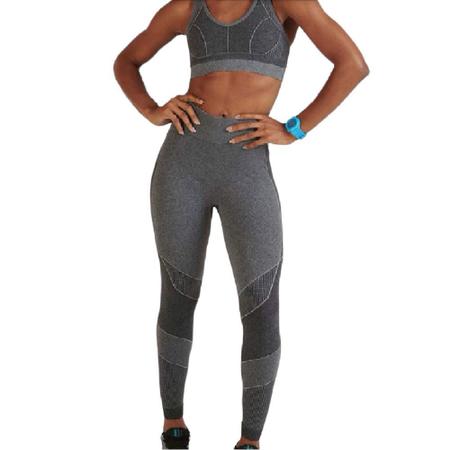 Legging Fitness Seamless Mescla Claro