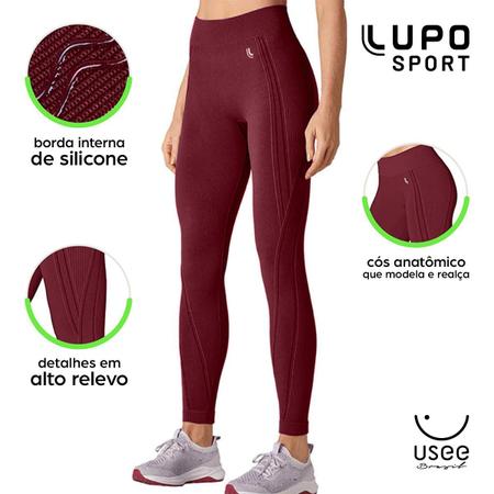 Calça Legging Lupo Basic Original Feminina Sport Fitness Academia Leguin  Legues Cintura Alta