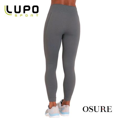 Kit 2 Calças Legging Lupo Sport Original Feminina Academia Leguin Legues  Fitness Levanta Bumbum - Preto+Azul claro