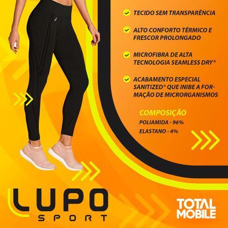 Calça Legging Lupo Sport Feminina Fitness Academia Leguin Legues 71053  Original, Magalu Empresas