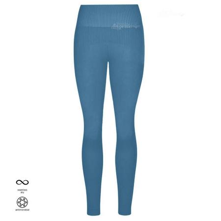 Calça Legging Lupo Seamless Basic Feminina Azul - FutFanatics