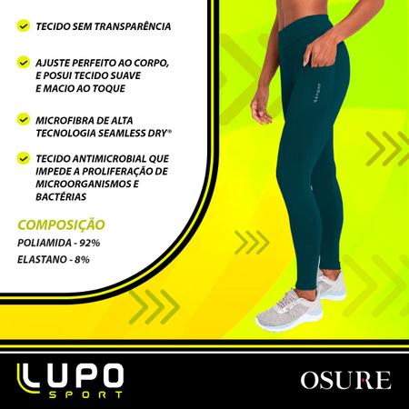 Calça Legging Feminina Max Core Confortável Macia Fitness Lupo