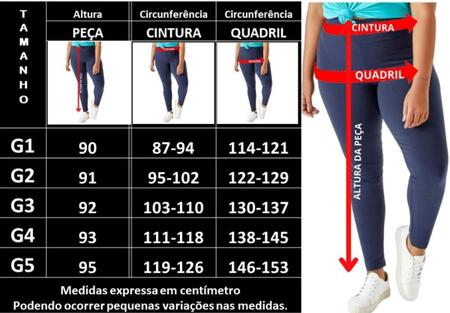 Calça Legging Plus Size Fitness Academia Zero Transparência