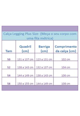 Imagem de Calça Legging Plus Size Gestante Preta Reforçada Linda Gestante