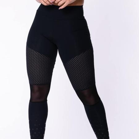 Calça legging poliamida preta com tela e silk - DLK - Calça Legging -  Magazine Luiza