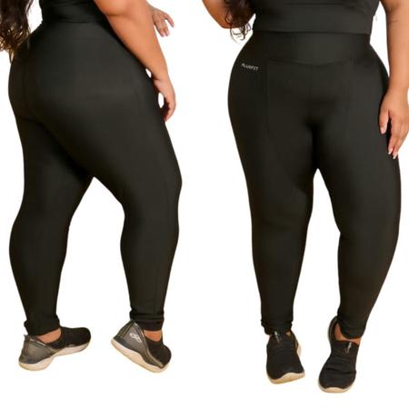 Calça legging cintura hotsell alta plus size