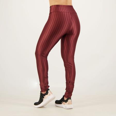 Imagem de Calça Legging Selene 3D Feminina Bordô