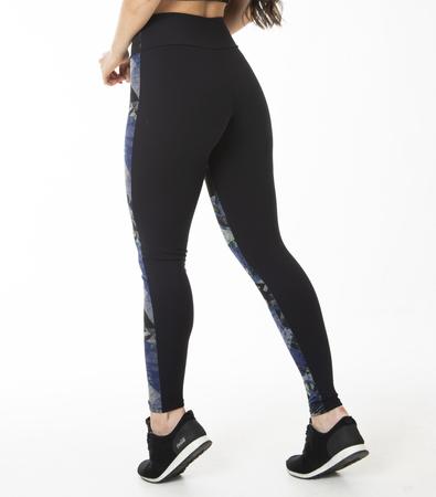 Legging academia treino fitness sem transparência azul - Porle Fitness