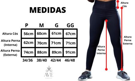 Calça Legging Leguin Legues Max Lupo Sport 71053 - Original - Escorrega o  Preço