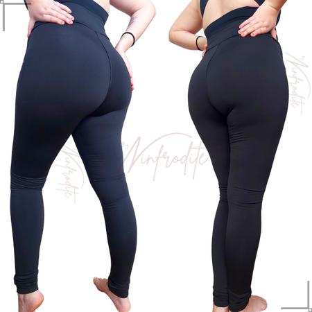 Legging Meia Cinta com Bolso