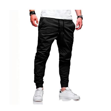 Cal a Masculina Cargo Bomber Jogger Elastico Na Perna DACAR