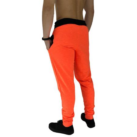 Imagem de Calça Masculina Cores Vivas Fluorescente Sport MXD Conceito Slim Básico Moletom