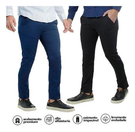 Borges - Calça Jeans para Trabalho Cos Inteiro