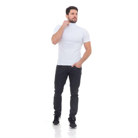 Calça vinil hotsell preta masculina
