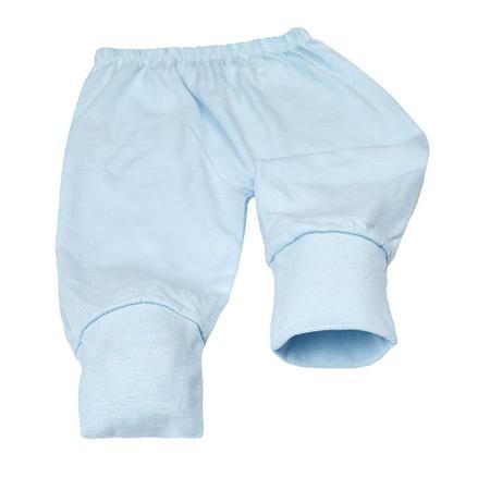 Imagem de Calça Mijão Bebê Kit 5 Peças Liso Algodão Amizade