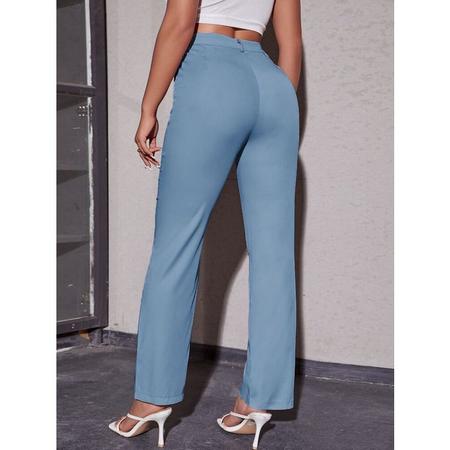 Calça feminina de store oxford