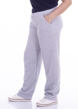 Calça moletom flanelada Plus Size unissex com bolsos - Steiner Imagem de Calça moletom flanelada Plus Size unissex com bolsos