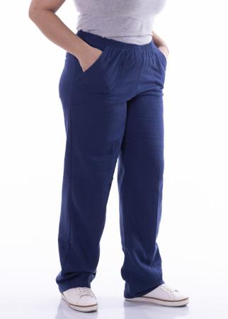 Calça moletom flanelada Plus Size unissex com bolsos - Steiner Imagem de Calça moletom flanelada Plus Size unissex com bolsos