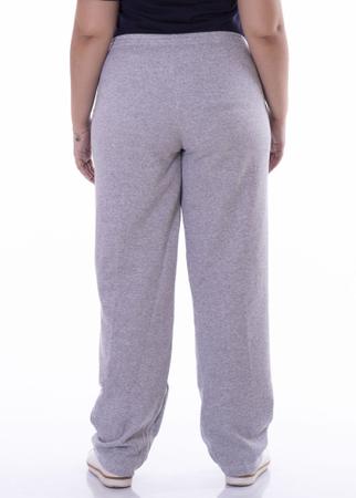Calça moletom flanelada Plus Size unissex com bolsos - Steiner Imagem de Calça moletom flanelada Plus Size unissex com bolsos