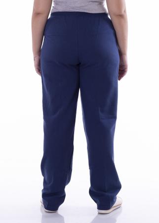 Calça moletom flanelada Plus Size unissex com bolsos - Steiner Imagem de Calça moletom flanelada Plus Size unissex com bolsos