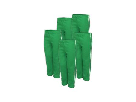 Cal a Moletom Infantil Masculina Punho Flanelada Kit 5 Verde